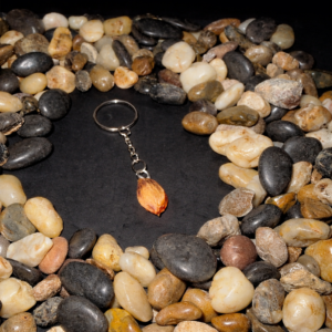 Plum Protection Seed Key Ring